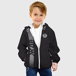 Куртка с капюшоном детская ЖДВ , железнодорожные войска, цвет: 3D-белый — фото 2