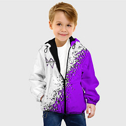 Куртка с капюшоном детская WATCH DOGS LEGION, цвет: 3D-черный — фото 2