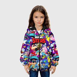 Куртка с капюшоном детская BRAWL STARS Новые Бравлы 5 СЕЗОН, цвет: 3D-черный — фото 2