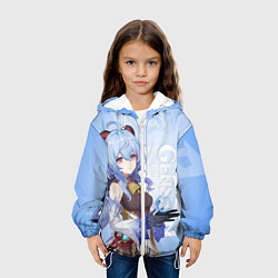 Куртка с капюшоном детская GENSHIN IMPACT, ГАНЬ ЮЙ, цвет: 3D-белый — фото 2