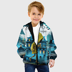 Куртка с капюшоном детская Little Nightmares 2, цвет: 3D-черный — фото 2