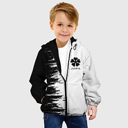 Куртка с капюшоном детская Чёрный клевер,, цвет: 3D-черный — фото 2