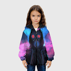 Куртка с капюшоном детская Сталкер, цвет: 3D-черный — фото 2