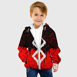Куртка с капюшоном детская BERSERK, цвет: 3D-белый — фото 2