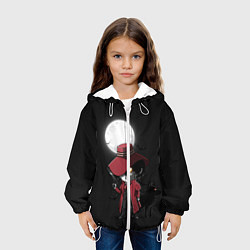 Куртка с капюшоном детская Hellsing, цвет: 3D-белый — фото 2