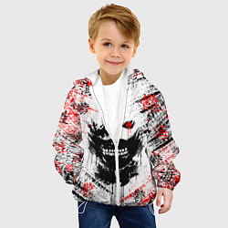 Куртка с капюшоном детская ТОКИЙСКИЙ ГУЛЬ КЕН КАНЕКИ, цвет: 3D-белый — фото 2