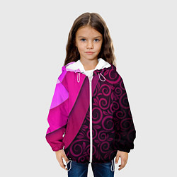 Куртка с капюшоном детская BUTTERFLY, цвет: 3D-белый — фото 2