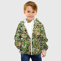 Куртка с капюшоном детская ПЕЙНТБОЛ КАМУФЛЯЖ PAINTBALL, цвет: 3D-белый — фото 2