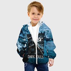 Куртка с капюшоном детская DARKSOULS Project Dark, цвет: 3D-белый — фото 2