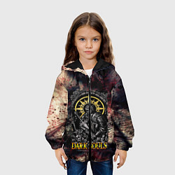 Куртка с капюшоном детская DARKSOULS ТЕМНЫЕ ДУШИ, цвет: 3D-черный — фото 2