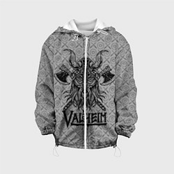 Куртка с капюшоном детская Valheim Viking dark, цвет: 3D-белый