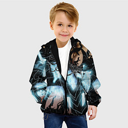 Куртка с капюшоном детская Solo leveling, цвет: 3D-черный — фото 2