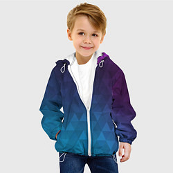 Куртка с капюшоном детская BASTERIA, цвет: 3D-белый — фото 2