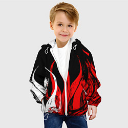 Куртка с капюшоном детская Incinerator, цвет: 3D-белый — фото 2