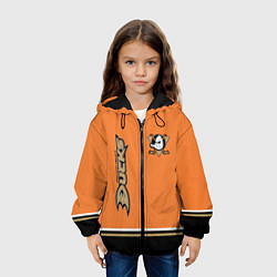 Куртка с капюшоном детская Anaheim Ducks, цвет: 3D-черный — фото 2
