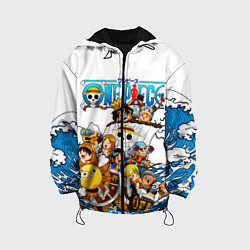 Куртка с капюшоном детская ONE PIECE ВАН ПИС МОРЕ, цвет: 3D-черный