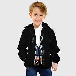 Куртка с капюшоном детская Любовь, Смерть и Роботы, цвет: 3D-черный — фото 2
