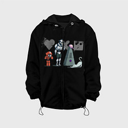 Куртка с капюшоном детская Любовь, Смерть & Роботы, цвет: 3D-черный