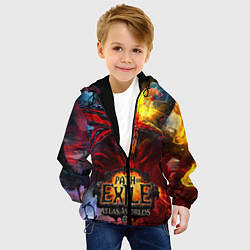 Куртка с капюшоном детская Path of Exile, цвет: 3D-черный — фото 2