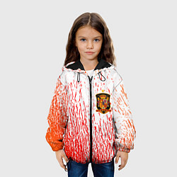 Куртка с капюшоном детская Сборная Испании, цвет: 3D-черный — фото 2