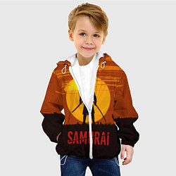Куртка с капюшоном детская САМУРАЙ, цвет: 3D-белый — фото 2