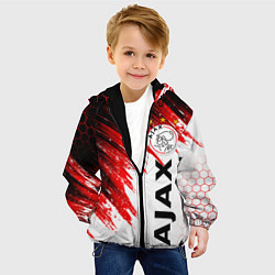 Куртка с капюшоном детская FC AJAX AMSTERDAM ФК АЯКС, цвет: 3D-черный — фото 2