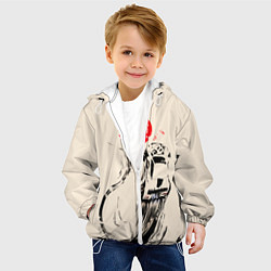 Куртка с капюшоном детская Flying car, цвет: 3D-белый — фото 2