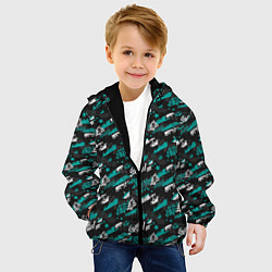 Куртка с капюшоном детская Strong Power, цвет: 3D-черный — фото 2