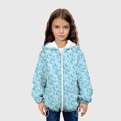 Куртка с капюшоном детская Фигурное Катание, цвет: 3D-белый — фото 2