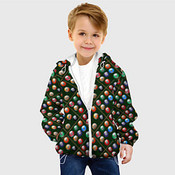 Куртка с капюшоном детская Бильярд, цвет: 3D-белый — фото 2