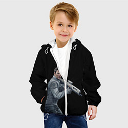 Куртка с капюшоном детская Том Круз, цвет: 3D-белый — фото 2