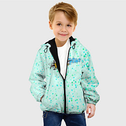 Куртка с капюшоном детская Орел, цвет: 3D-черный — фото 2
