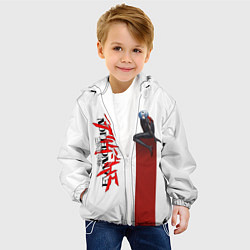 Куртка с капюшоном детская EVANGELION ПИЛОТ EVA, цвет: 3D-белый — фото 2