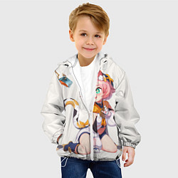 Куртка с капюшоном детская Diona Katzlein Cocktail, цвет: 3D-белый — фото 2