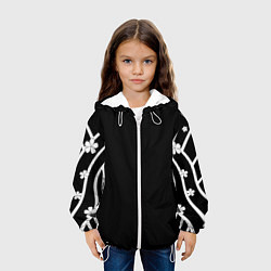 Куртка с капюшоном детская КАВАРАГИ СЕНДЖУ БРАХМА, цвет: 3D-белый — фото 2