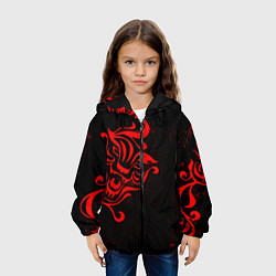 Куртка с капюшоном детская КАЗУТОРА ХАНЕМИЯ ВАЛЬХАЛЛА, цвет: 3D-черный — фото 2