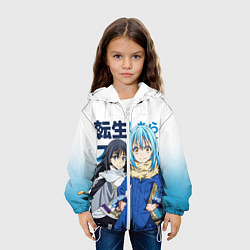Куртка с капюшоном детская TenSura, Румиру и Сидзуэ, цвет: 3D-белый — фото 2
