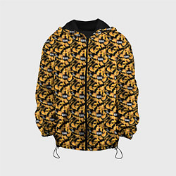 Куртка с капюшоном детская Gold of Baroque King, цвет: 3D-черный