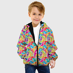 Куртка с капюшоном детская Привидения, цвет: 3D-черный — фото 2
