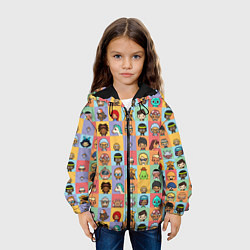 Куртка с капюшоном детская Toca Life Worl, цвет: 3D-черный — фото 2