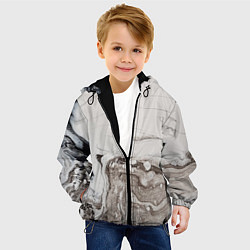 Куртка с капюшоном детская COVID-19, цвет: 3D-черный — фото 2