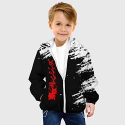 Куртка с капюшоном детская Токийские мстители, цвет: 3D-белый — фото 2