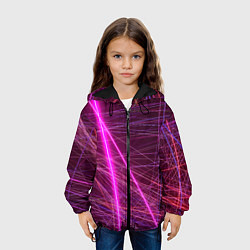 Куртка с капюшоном детская ЛАЗЕРЫ LASERS, цвет: 3D-черный — фото 2