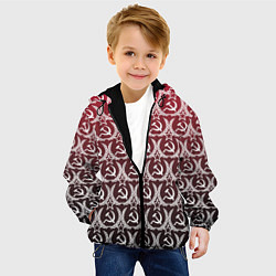 Куртка с капюшоном детская Love СССР, цвет: 3D-черный — фото 2