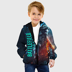Куртка с капюшоном детская BATTLEFIELD 2042 SOLDIER WARS, цвет: 3D-черный — фото 2
