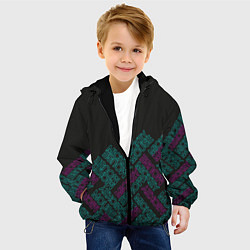 Куртка с капюшоном детская Text Mickey, цвет: 3D-черный — фото 2