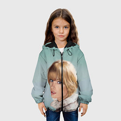 Куртка с капюшоном детская Обворожительная Тейлор, цвет: 3D-черный — фото 2