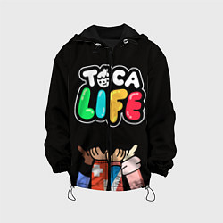 Куртка с капюшоном детская Toca Life: Friends, цвет: 3D-черный