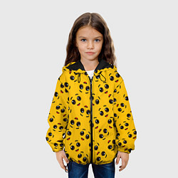 Куртка с капюшоном детская FORTNITE BANANA FACE PATTERN ФОРТНАЙТ ЛИЦО БАНАНА, цвет: 3D-черный — фото 2