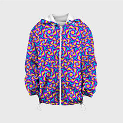 Детская куртка Красочный фон с цветами